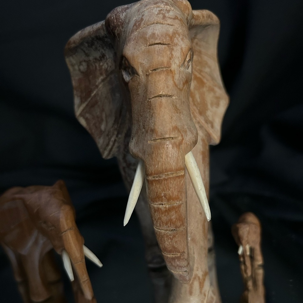 Hand carved Elephant